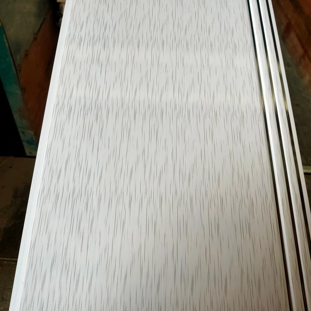 Width 30cm* Thickness8/9mm Wooden Grain PVC Ceiling Panel Plastic Panel for Interior House Decoration