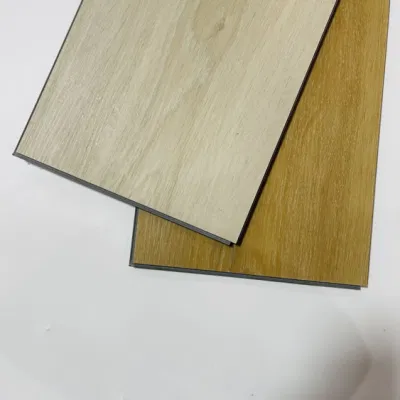 Pisos de tablones de vinilo Spc con superficie en relieve para interiores