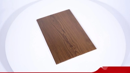 Material de construcción de grano de madera de plástico Paneles de techo Paneles de pared de PVC Teja de techo de PVC Panel de PVC brillante Techo De PVC Panel De PVC para el mercado de América del Sur