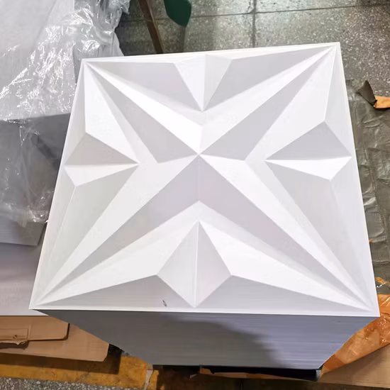 El panel de pared plástico italiano del PVC 3D del papel de empapelar de Walpaper del moldeado por insuflación de aire comprimido de Graham
