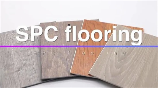 Piso rígido Spc, el piso más duradero y estable con textura de madera de cristal en relieve profundo, superficie Eir Yh3047